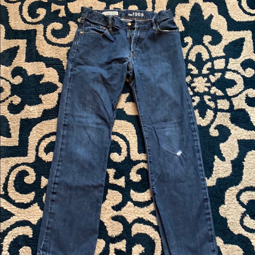 GAP standard blue jeans